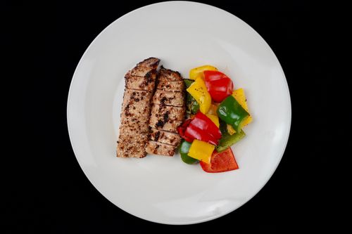 Sesame Soy Chicken Breast x Mixed Peppers - Nutrify Basics