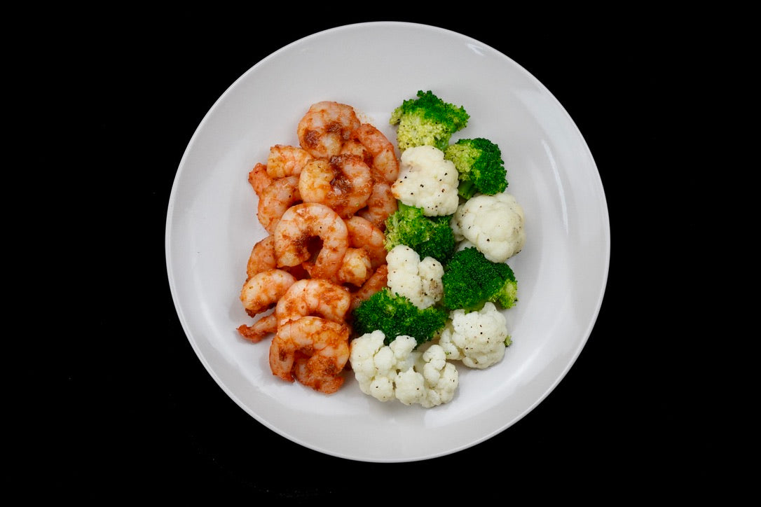 Chilli Crab Shrimp x Broccoli & Cauliflower - Nutrify Basics