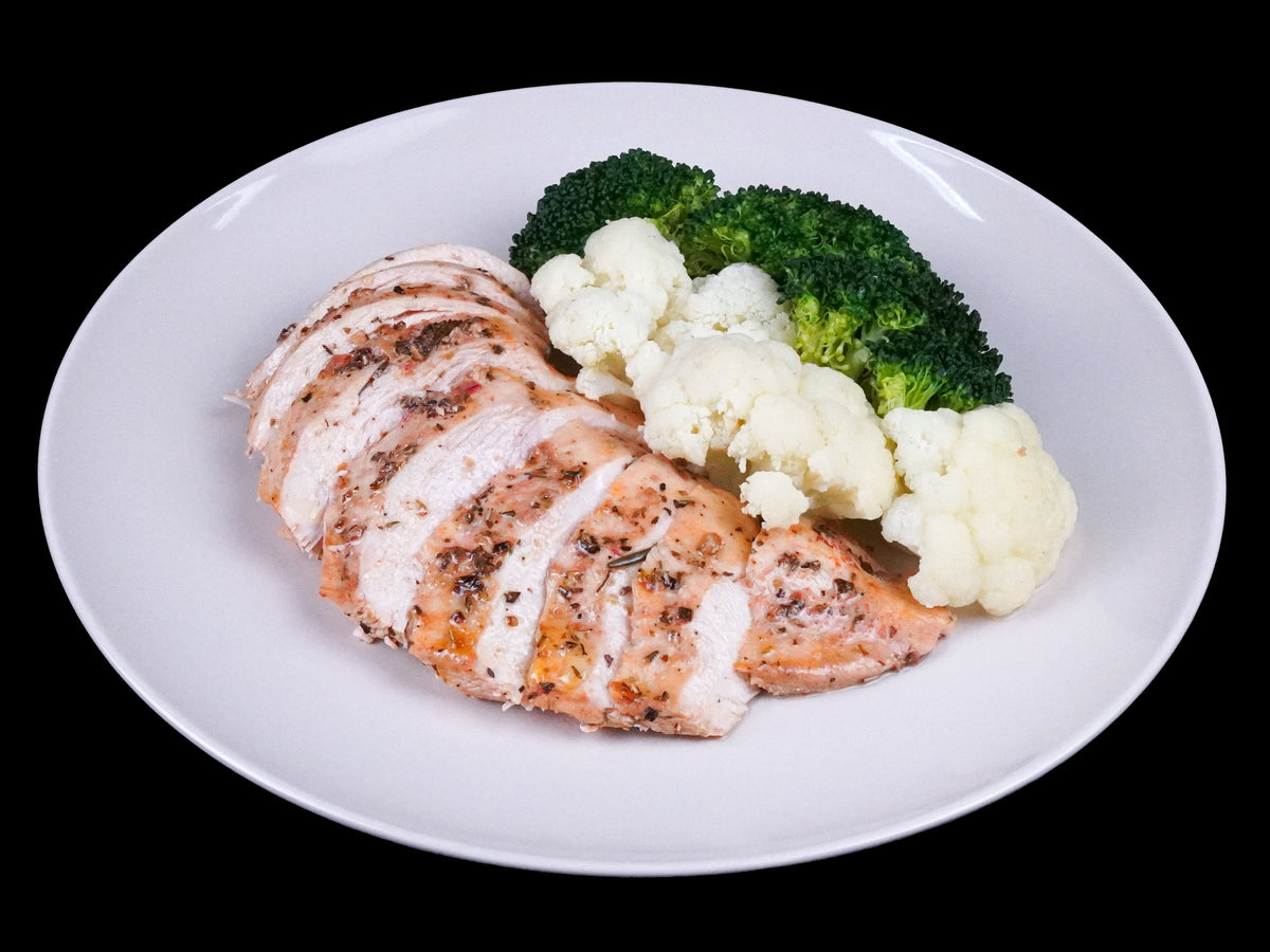 Italian Herb Chicken Breast x Broccoli &amp; Cauliflower - Nutrify Basics