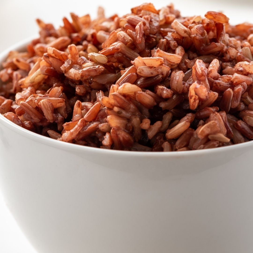 Steamed Red & Brown Rice - Nutrify Prep